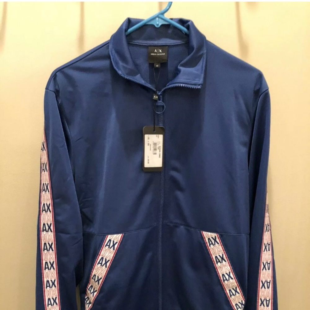 Brand New Unisex Armani Exchange Zip Up coat xs